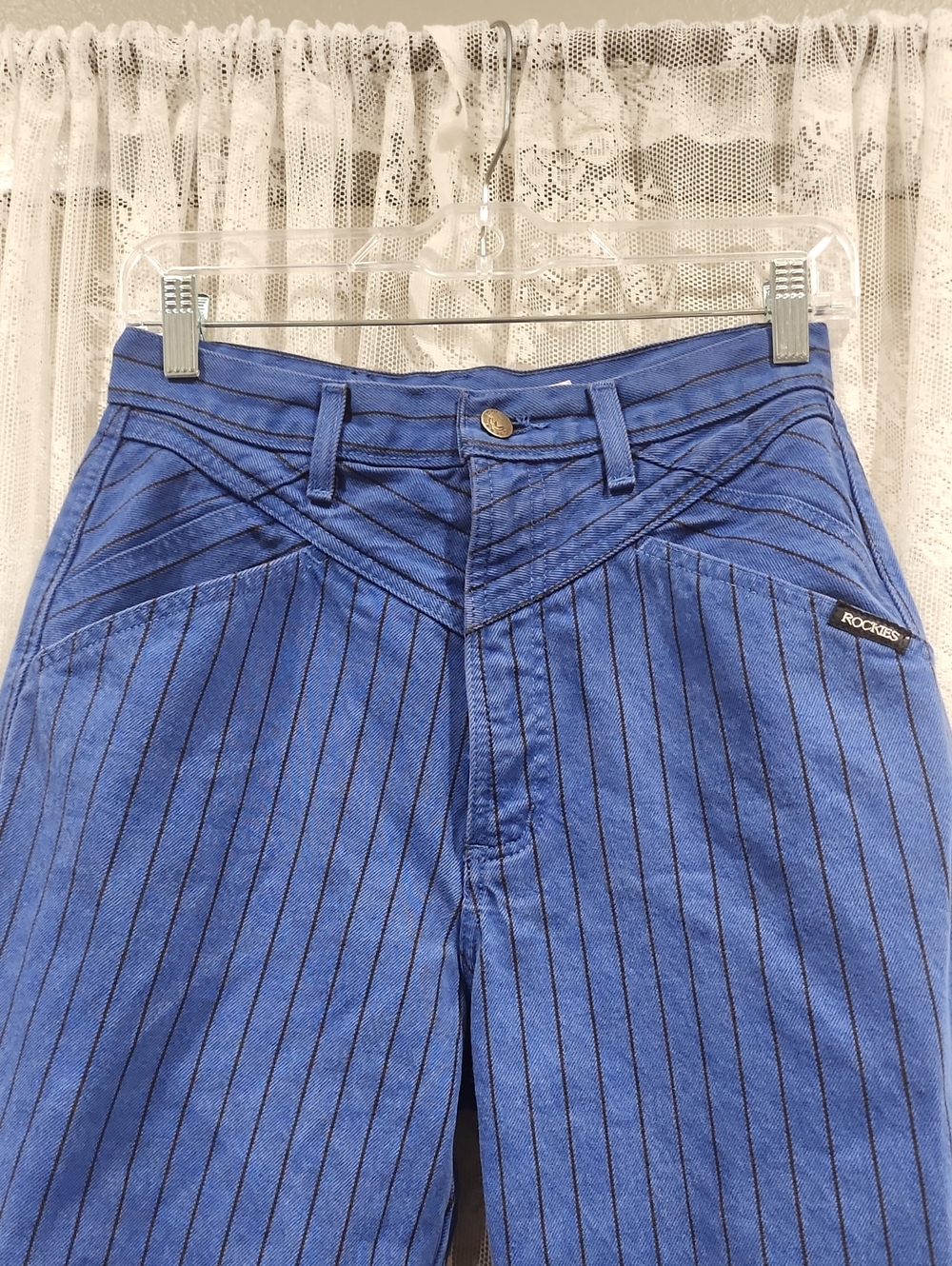 VINTAGE ROCKIES PINSTRIPE JEANS - Picture 3 of 14